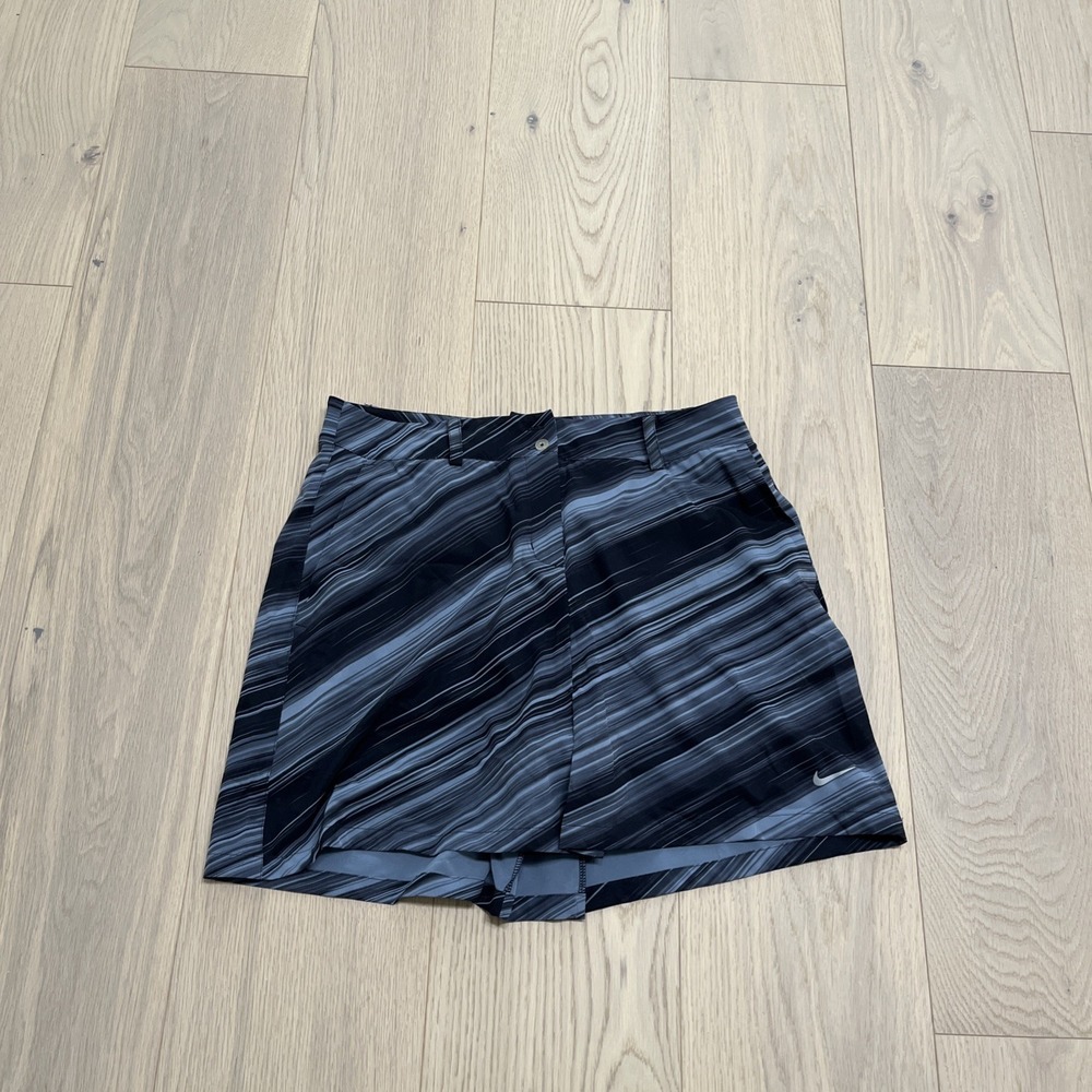 Nike Golf Dri-Fit Tour Performance Womens Black Grey Skort Skirt Shorts Size 8